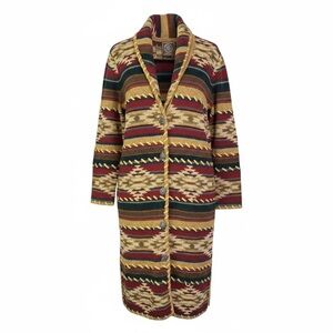 Double D Ranch Mountain Switchback Sweater Cardigan Small S Southwestern Duster